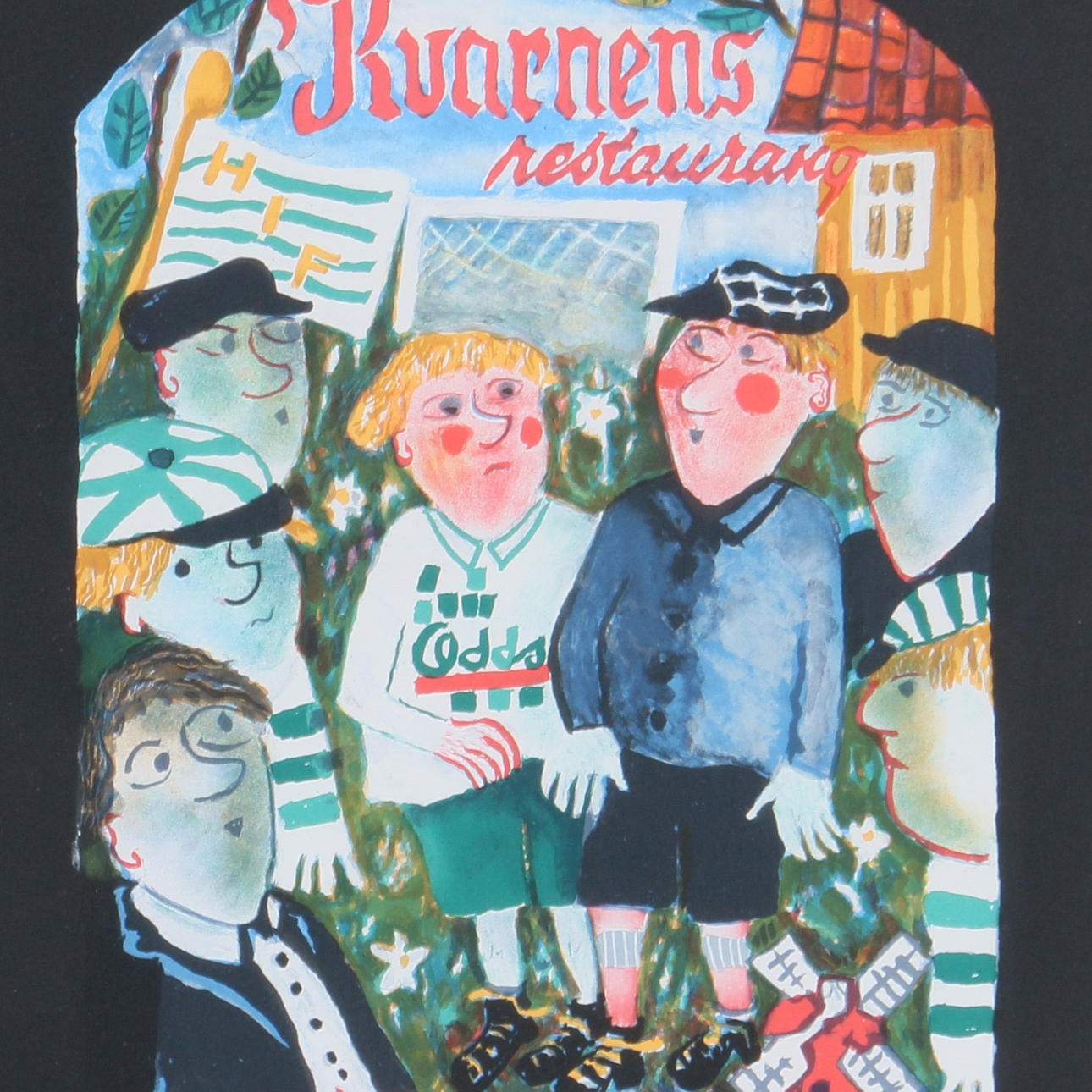 SVEN LIDBERG. Färglitografi, signerad samt numrerad 205/360.