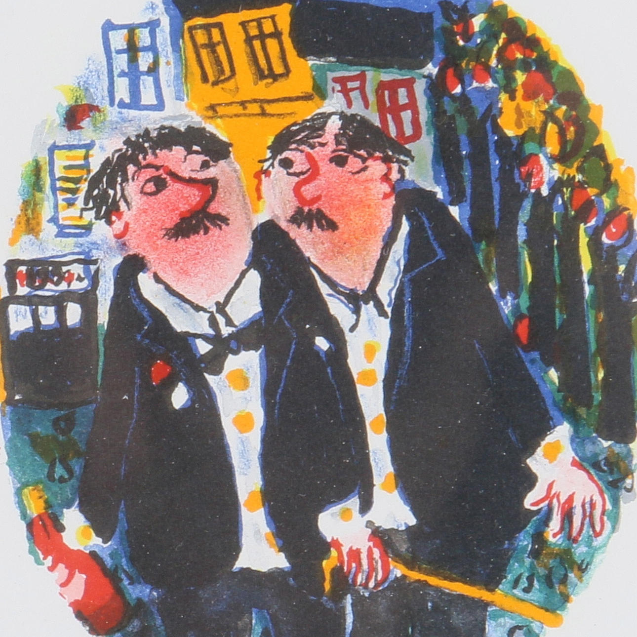 SVEN LIDBERG. Färglitografi, signerad samt numrerad 160/300.