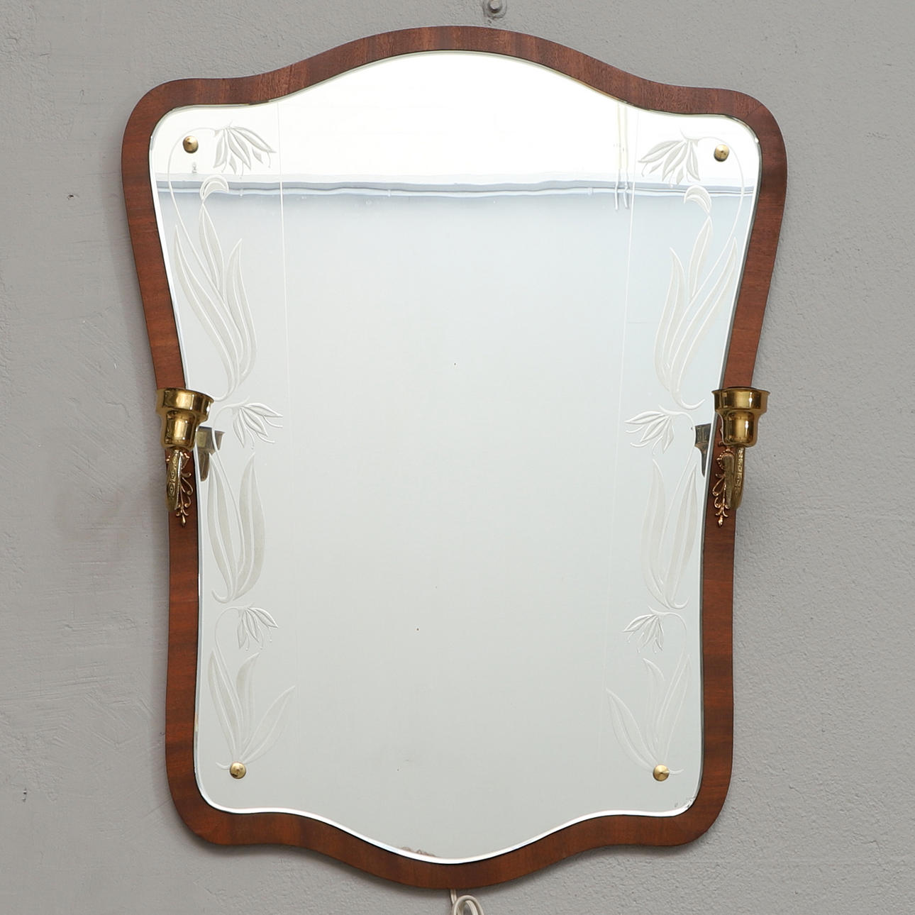 MIRROR, with illumination, Eriksmålaglas.