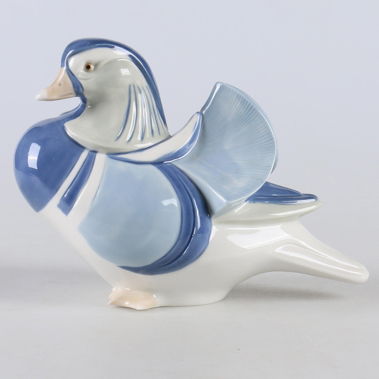 FIGURIN, porslin, anka, Lladro, Spanien.