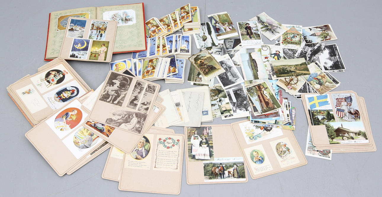 VYKORT, bland annat Toppografier och Jenny Nyström, 1900 talets början och framåt.