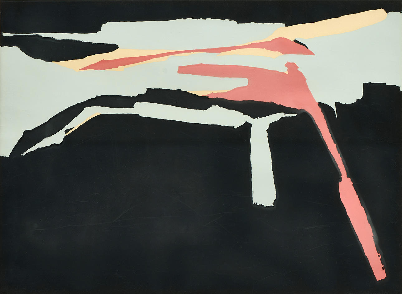 BENGT LINDSTRÖM (1925–2008). Landscape, signed, numbered 19/200, sample print, silkscreen.