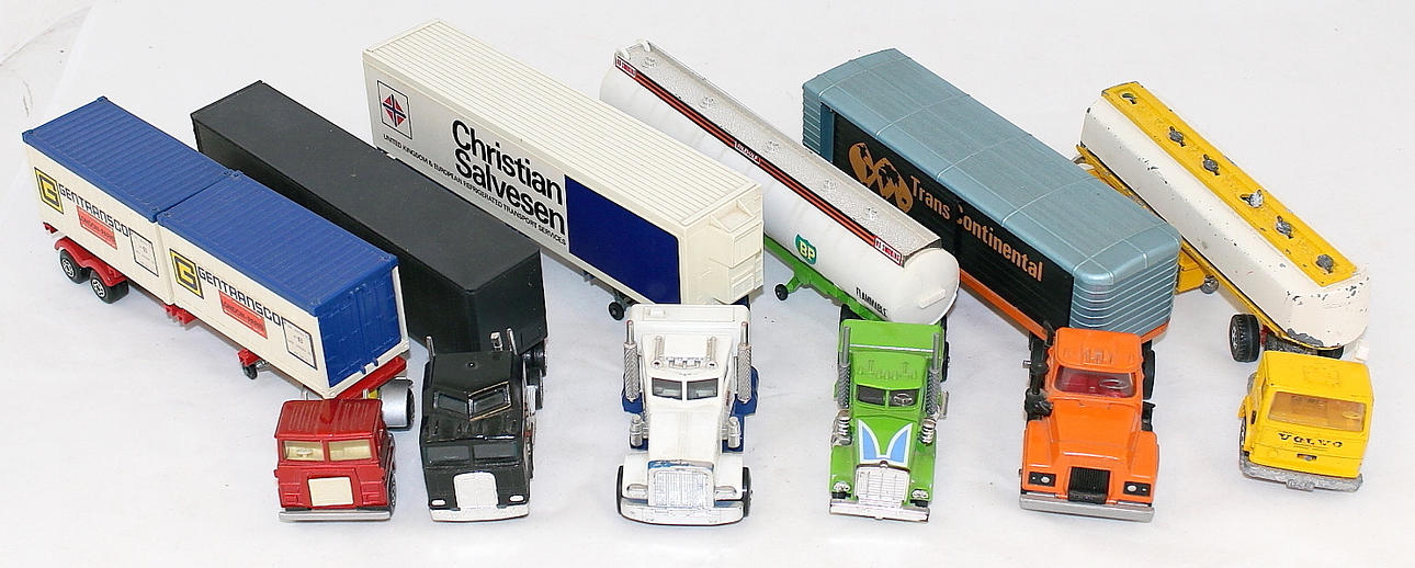 LASTBILAR, 6 st, metall.