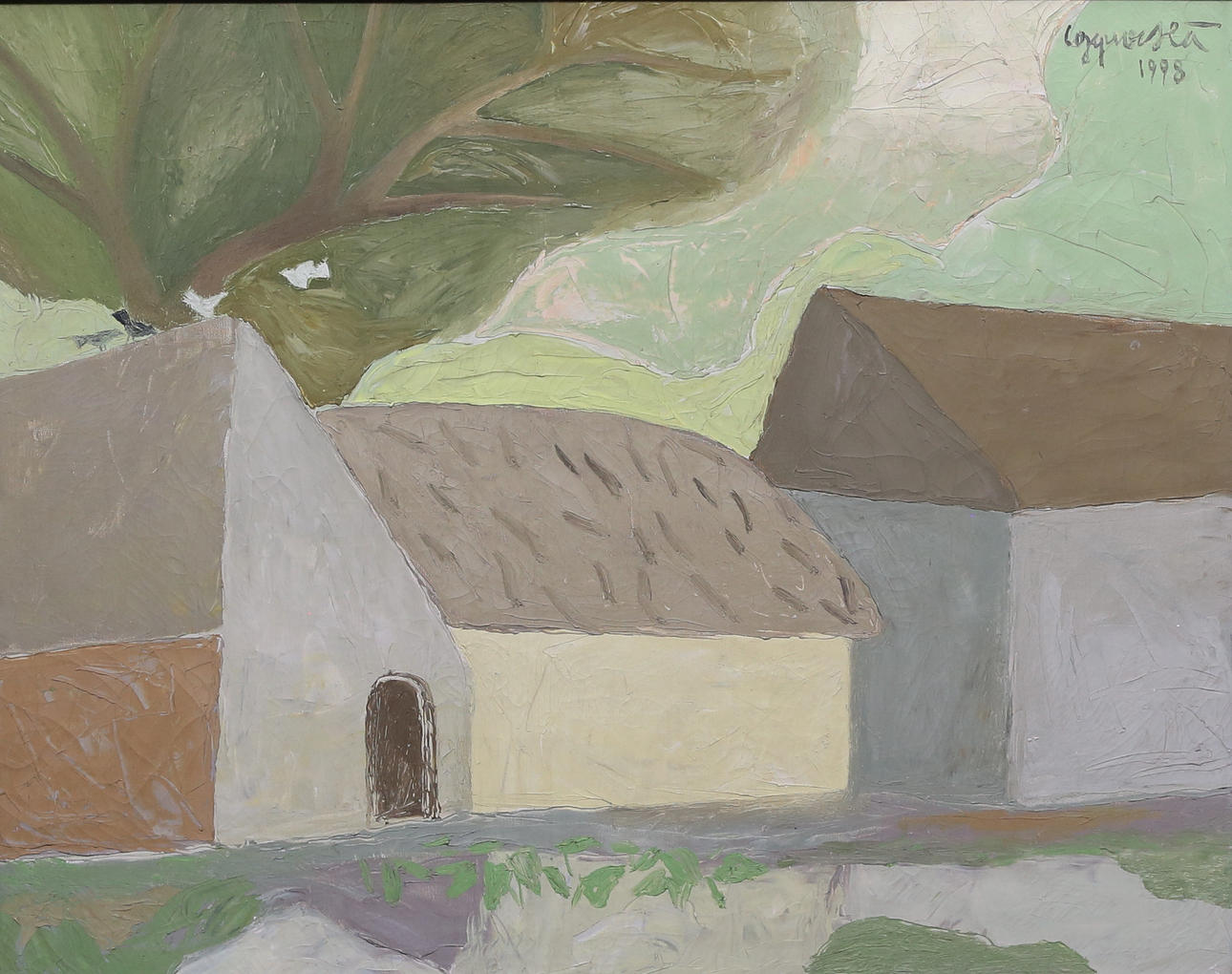 CONG QUOC HA. oil on canvas, signed and dated 1998.