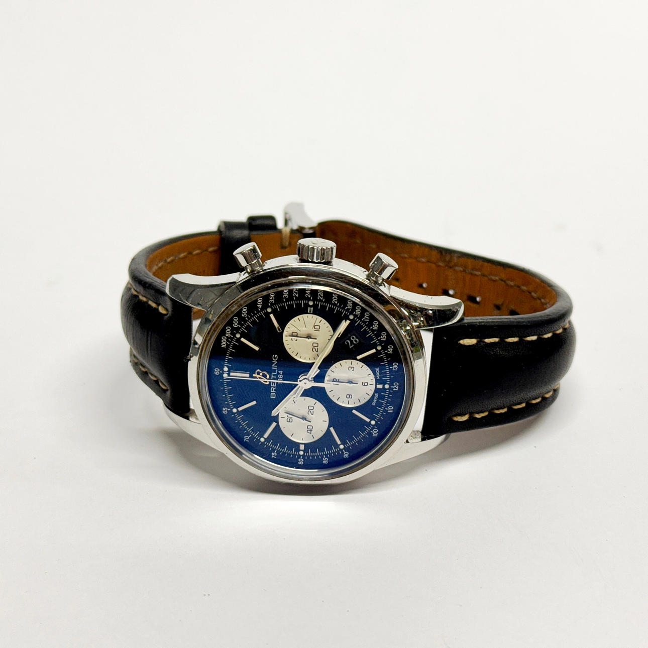 BREITLING CHRONOGRAPH ARMBANDUHR.