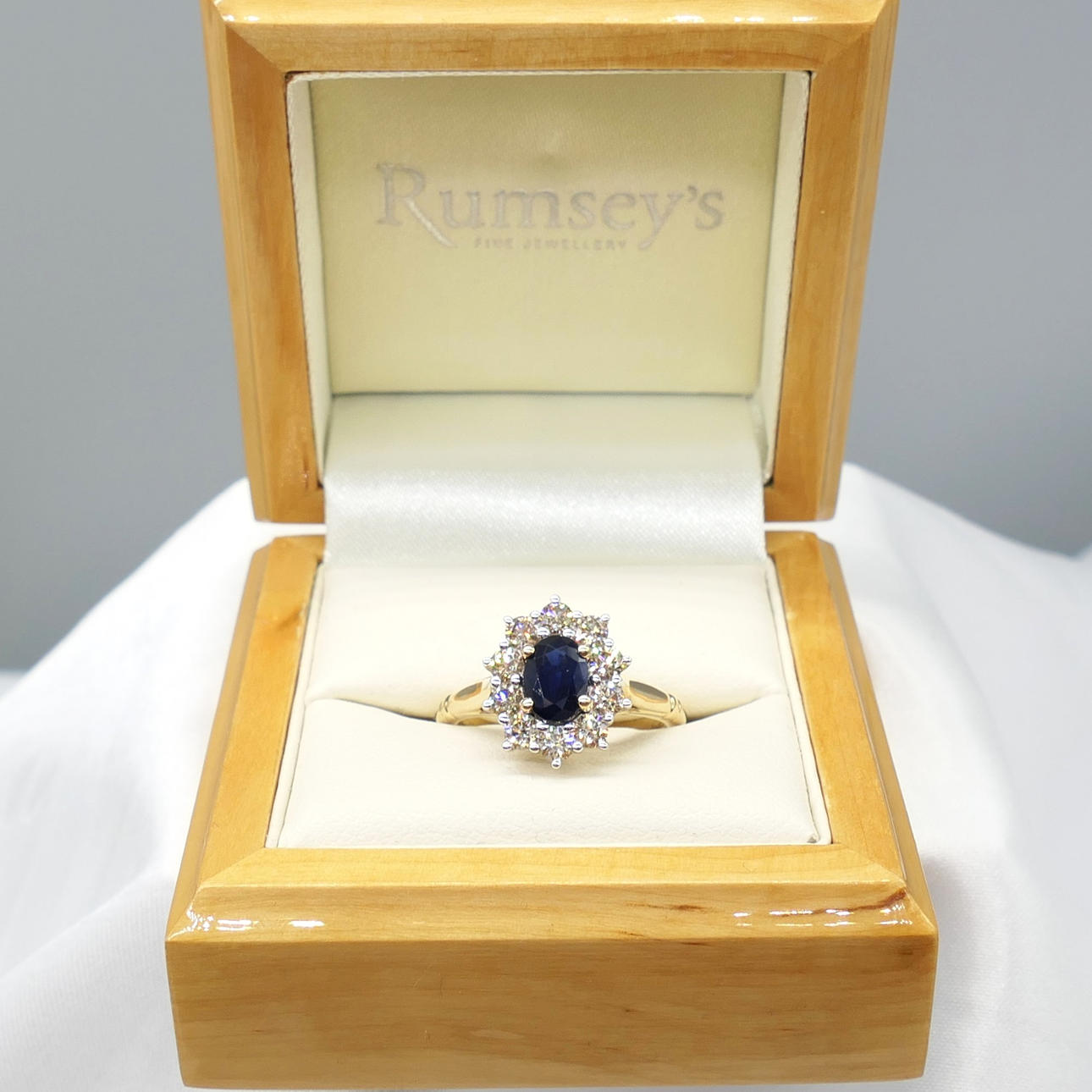 Clusterring mit SAPHIR UND DIAMANT.