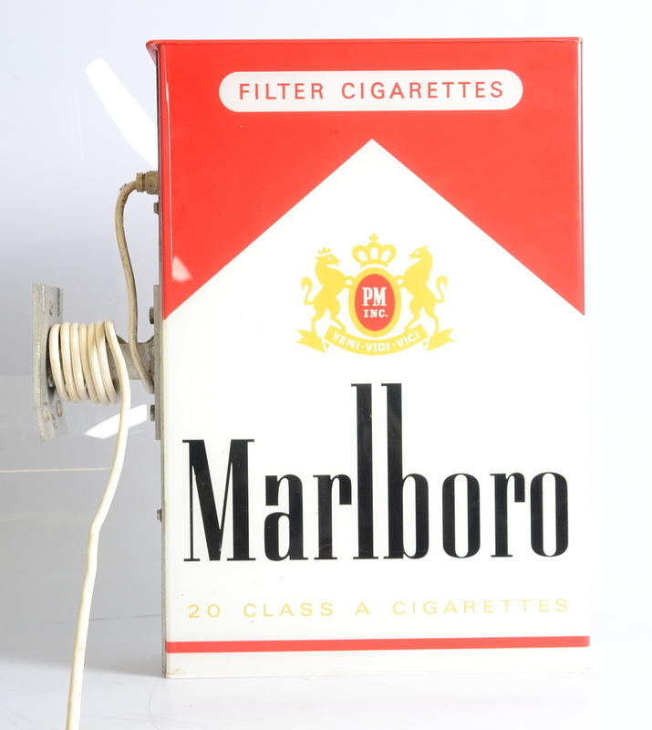 LJUSSKYLT, Marlboro, 1970/80-tal.