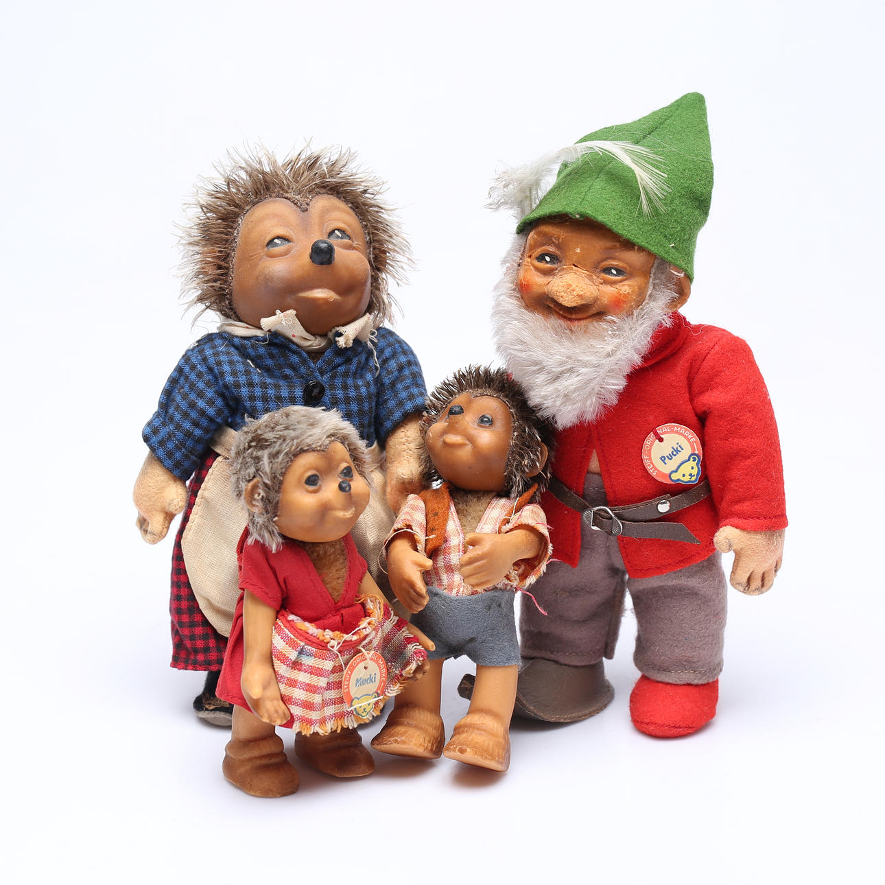 TOYS, Steiff, 4 pieces, incl. Pucki-.