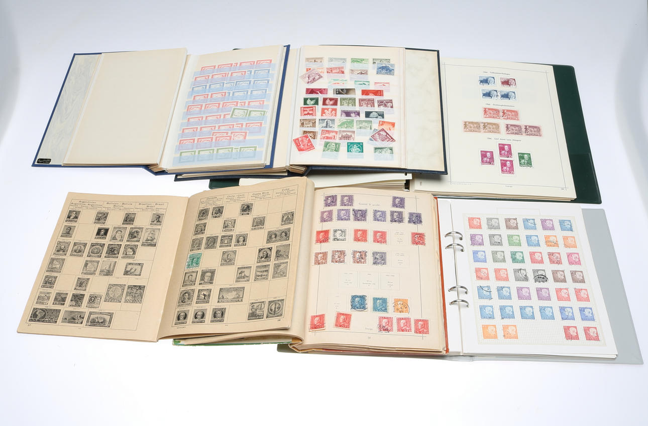 SAMLING FRIMÄRKEN, mestadels utlandet.