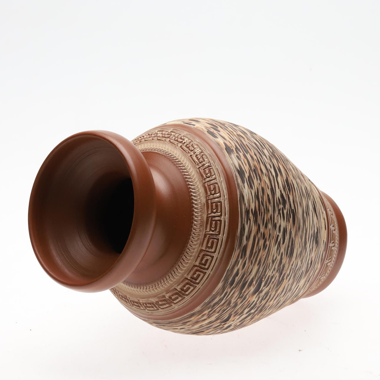 A ceramic vase, Sgraffito, Germany.