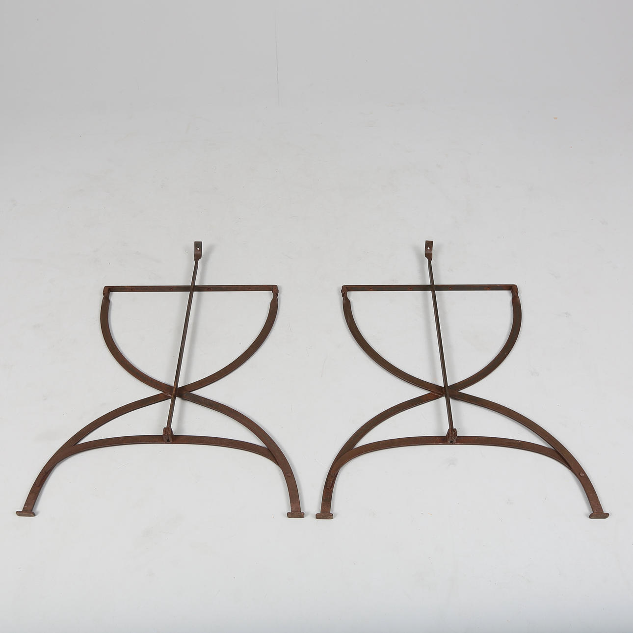 GABLES/BORDBEN, 2 stk., jern.