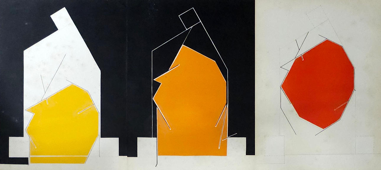 AFTER PABLO PALAZUELO. Untitled. Lithograph on paper.