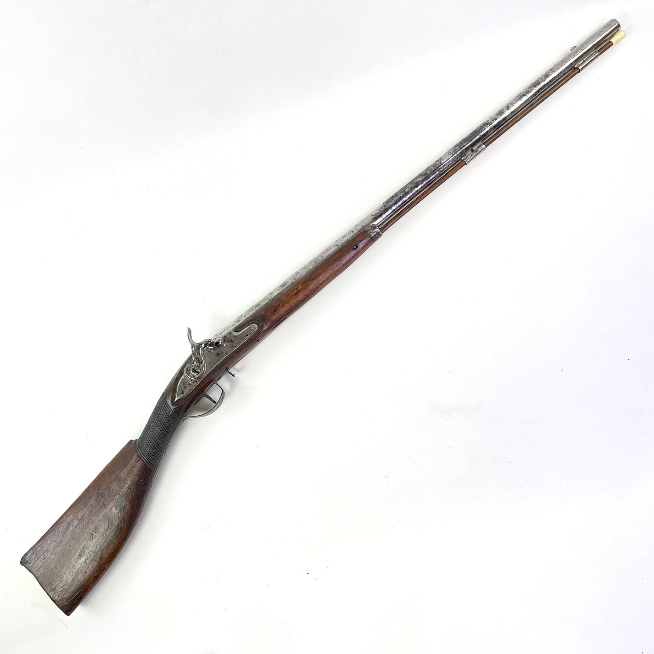 Slinglock rifle with chromed barrel, 19th century. Weapons & Militaria ...
