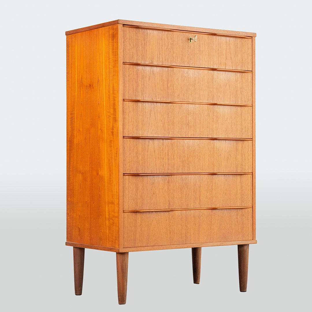SI Bomi Möbler, Silkeborg. Kommode, teak, Danmark, 1960-tal.