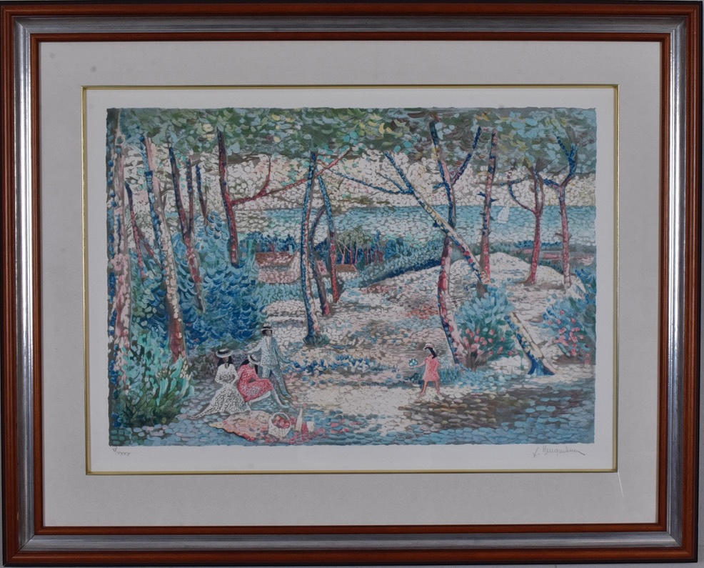 LUCIEN NEUQUELMAN. Color lithography.