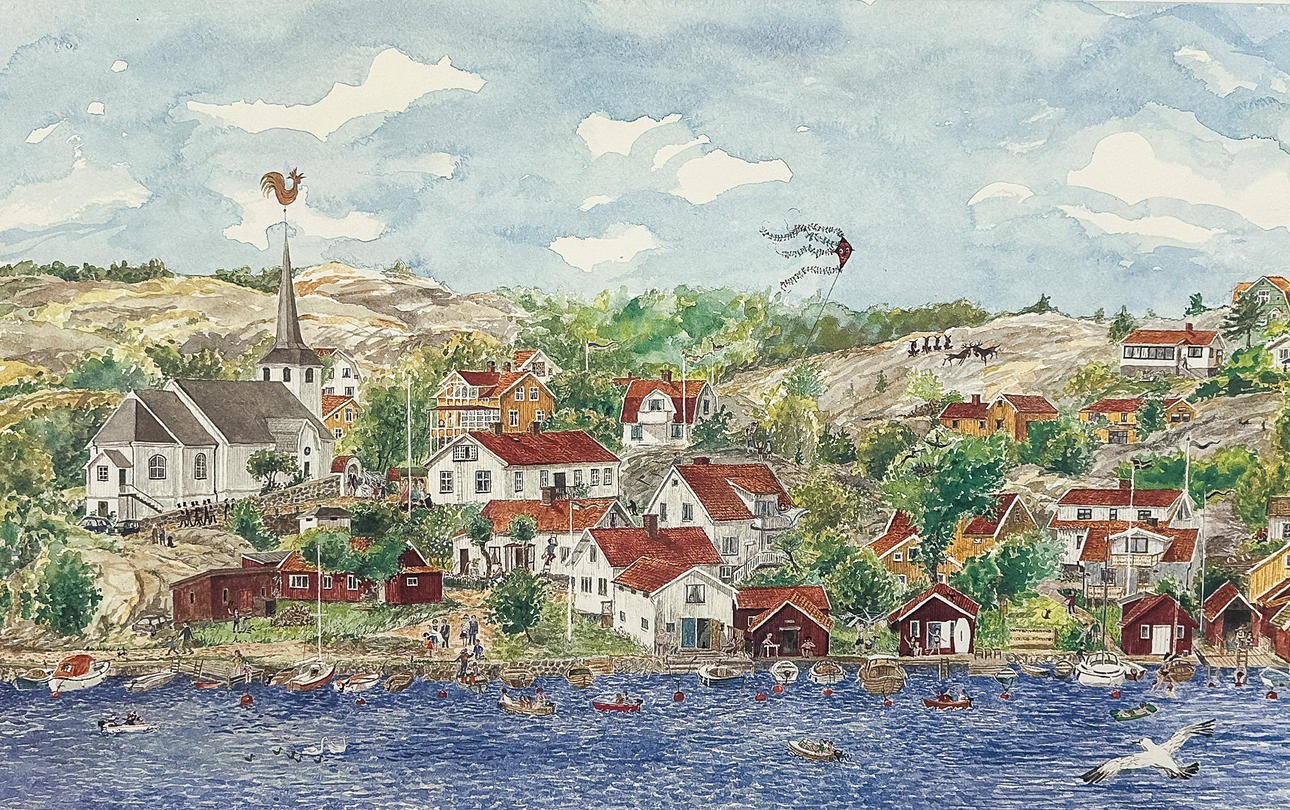 Unknown artist, “Bohuslän”, EA, signed.