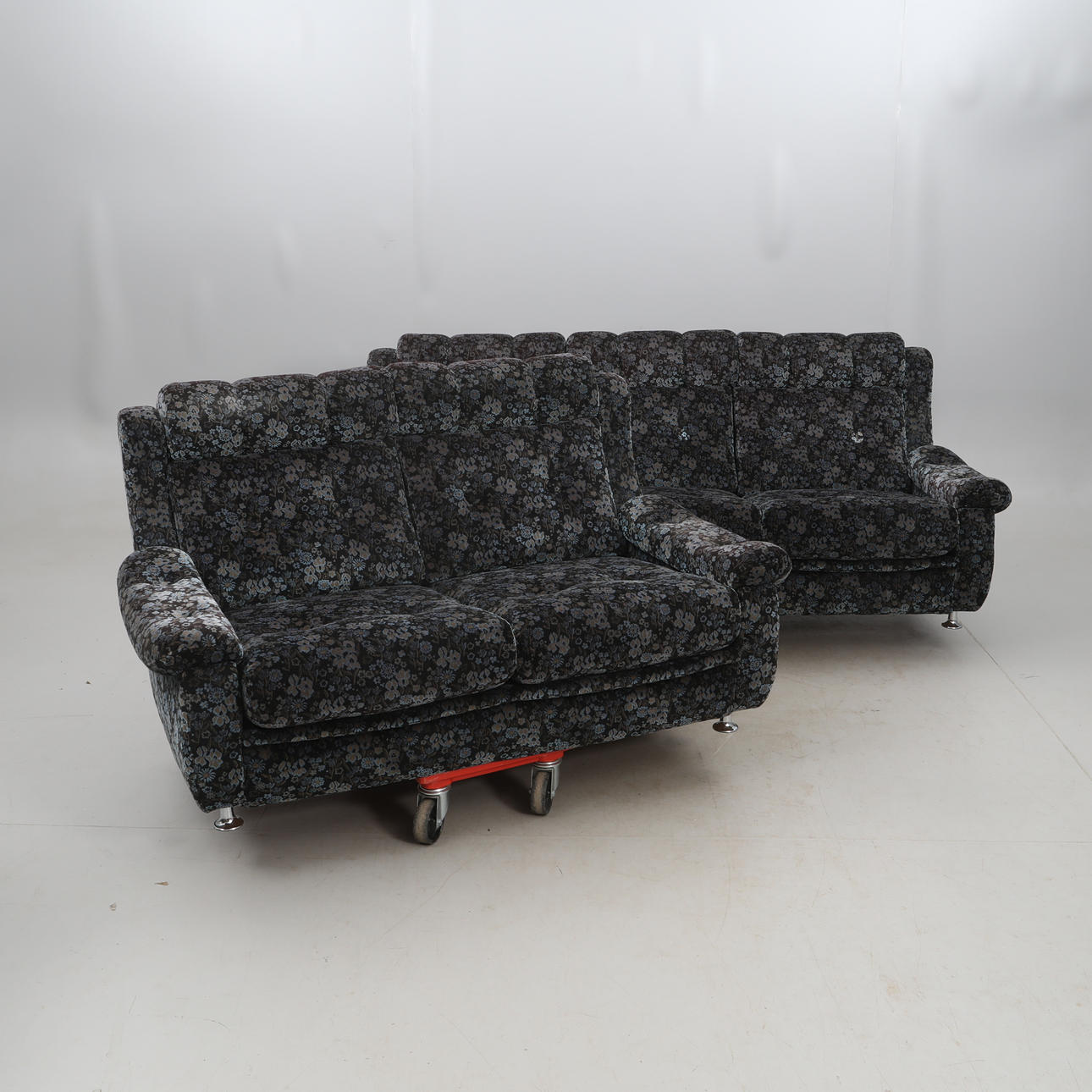 Two sofas, two seats and three seats, 1970s/80s.