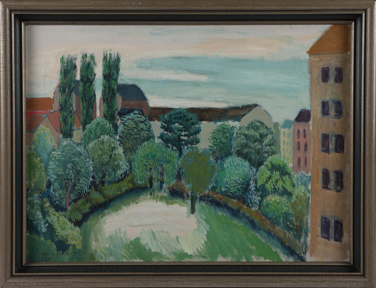 MAX WALTER SVANBERG. Oil on canvas, signed, dated 39.