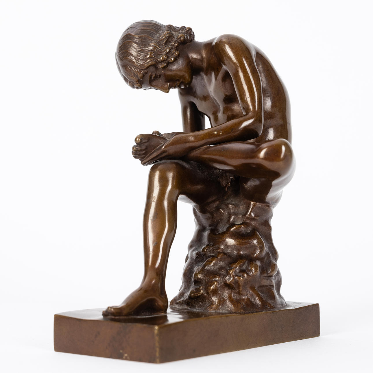 FERDINAND BARBEDIENNE (1810-1892). Dornutsuggaren.