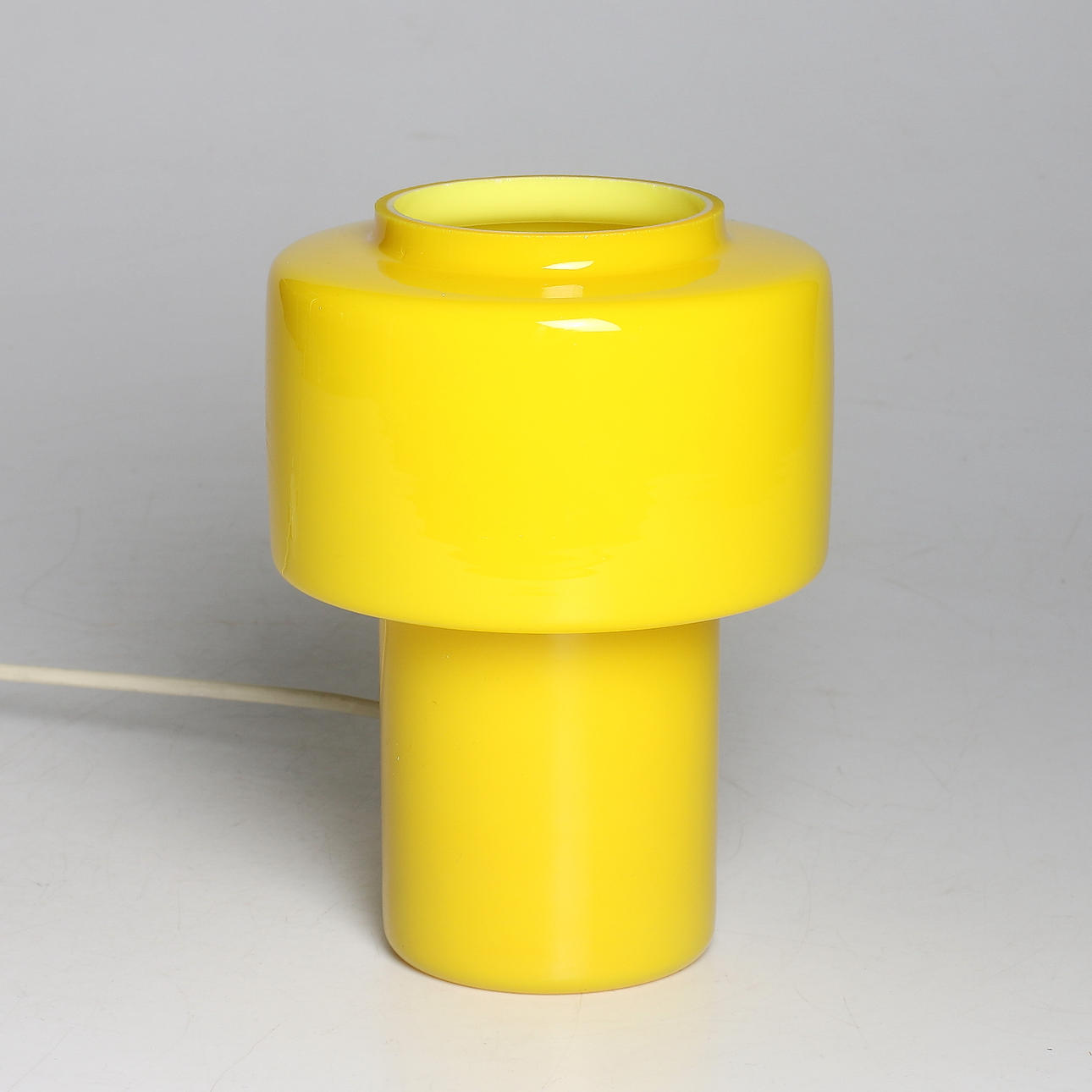 BORDSLAMPA, glas, Uno & Östen Kristiansson, Luxus, Vittsjö, 1960/70-tal.