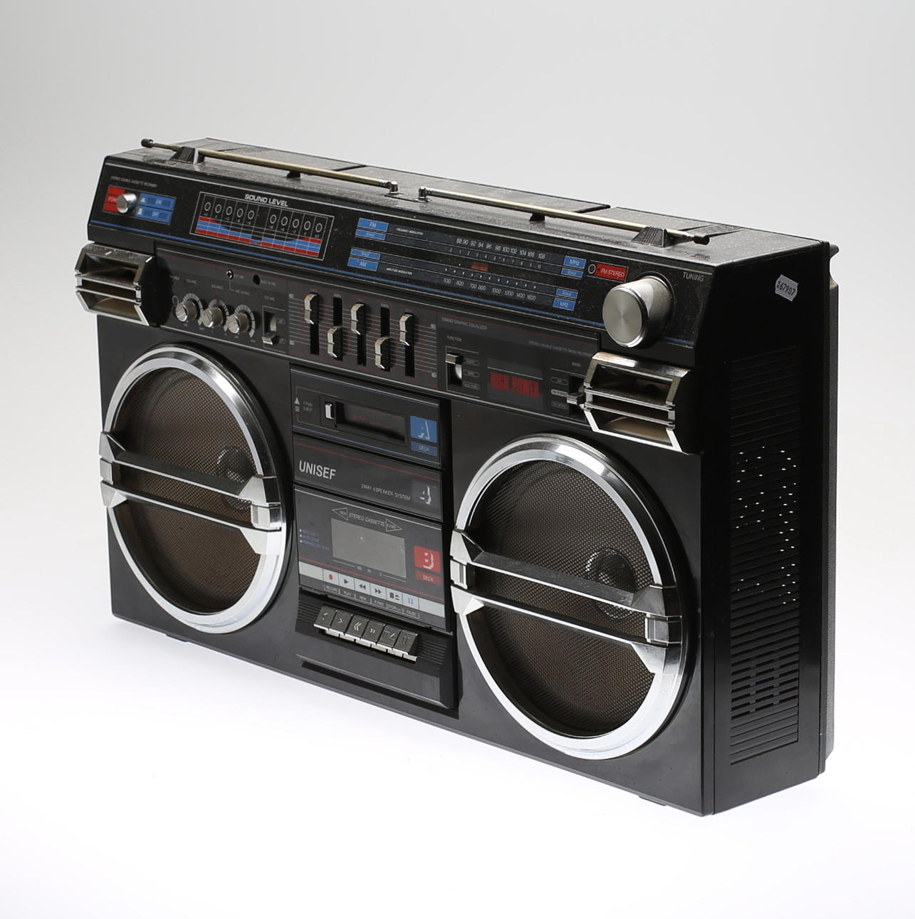 BÄRBAR STEREO, för kassett,sk "Bergsprängare", Unisef.