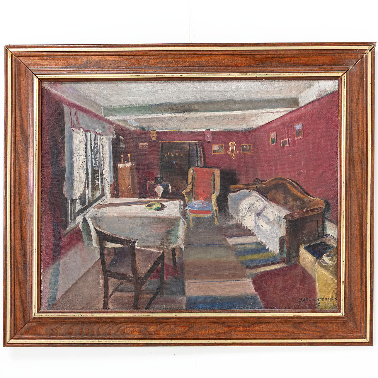 KARL ANDERSSON, oil on canvas, signed and dated 1932.