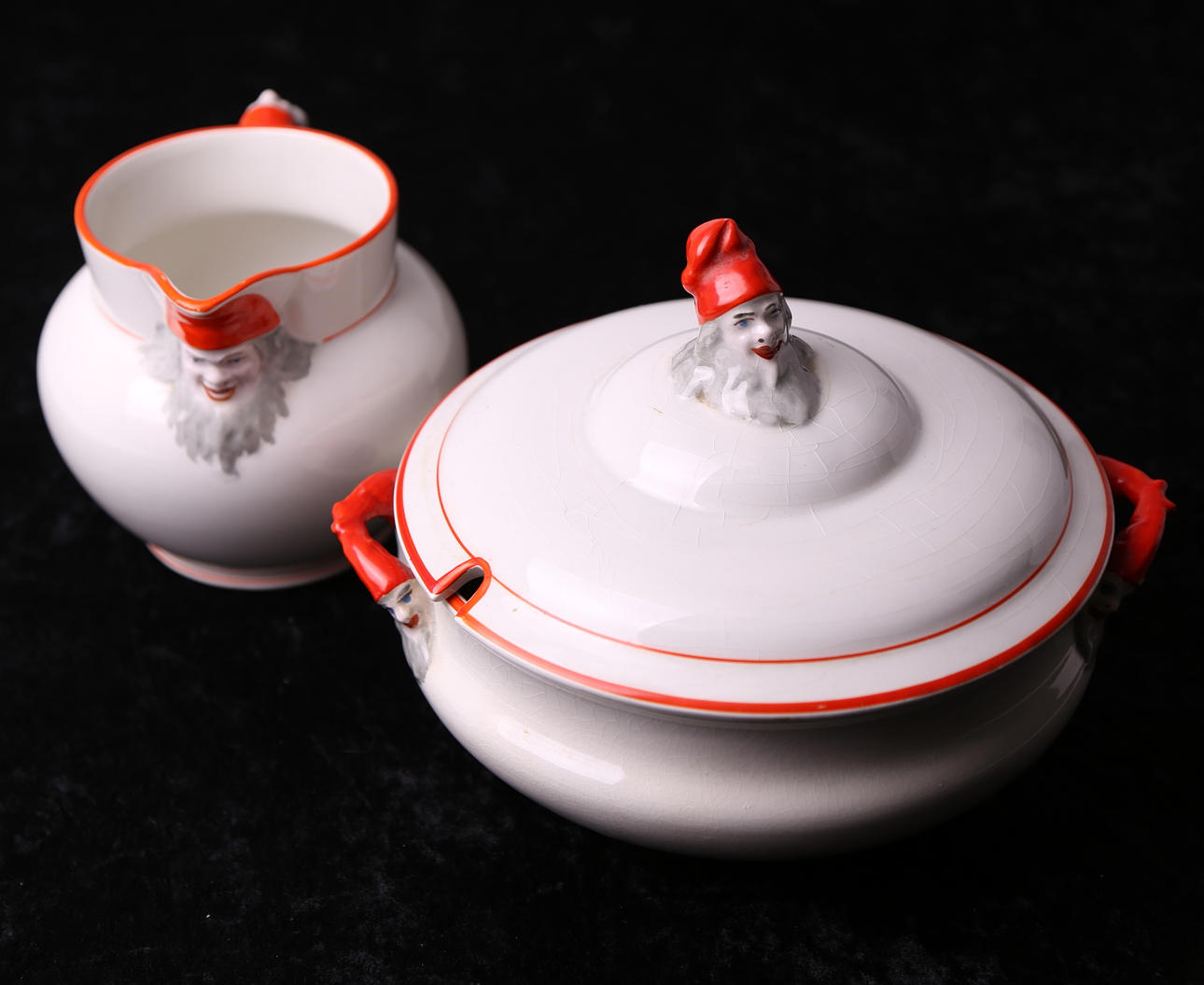 TOMTESERVIS, 2 delar, porslin, Göteborg, 1900-tal.