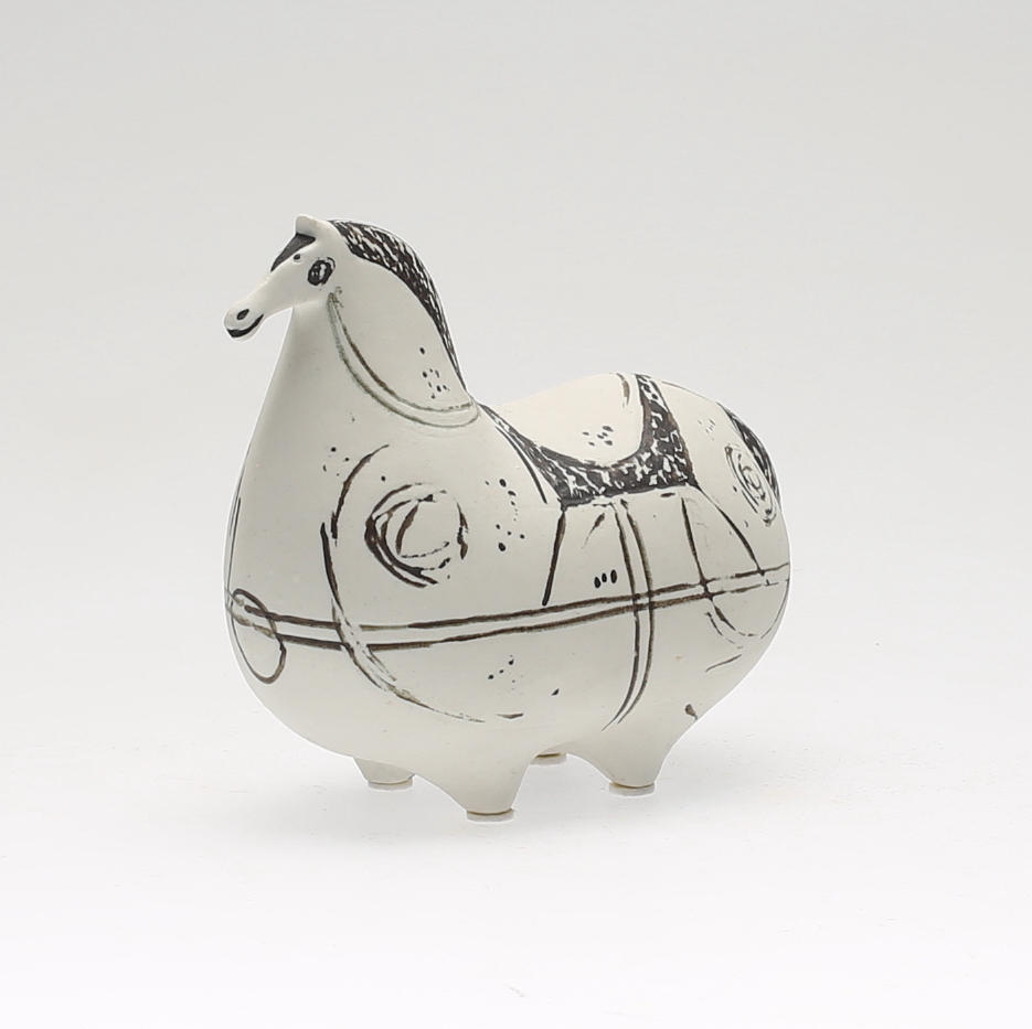 FIGURIN, stengods, "Springare", Stig Lindberg, Gustavsberg.