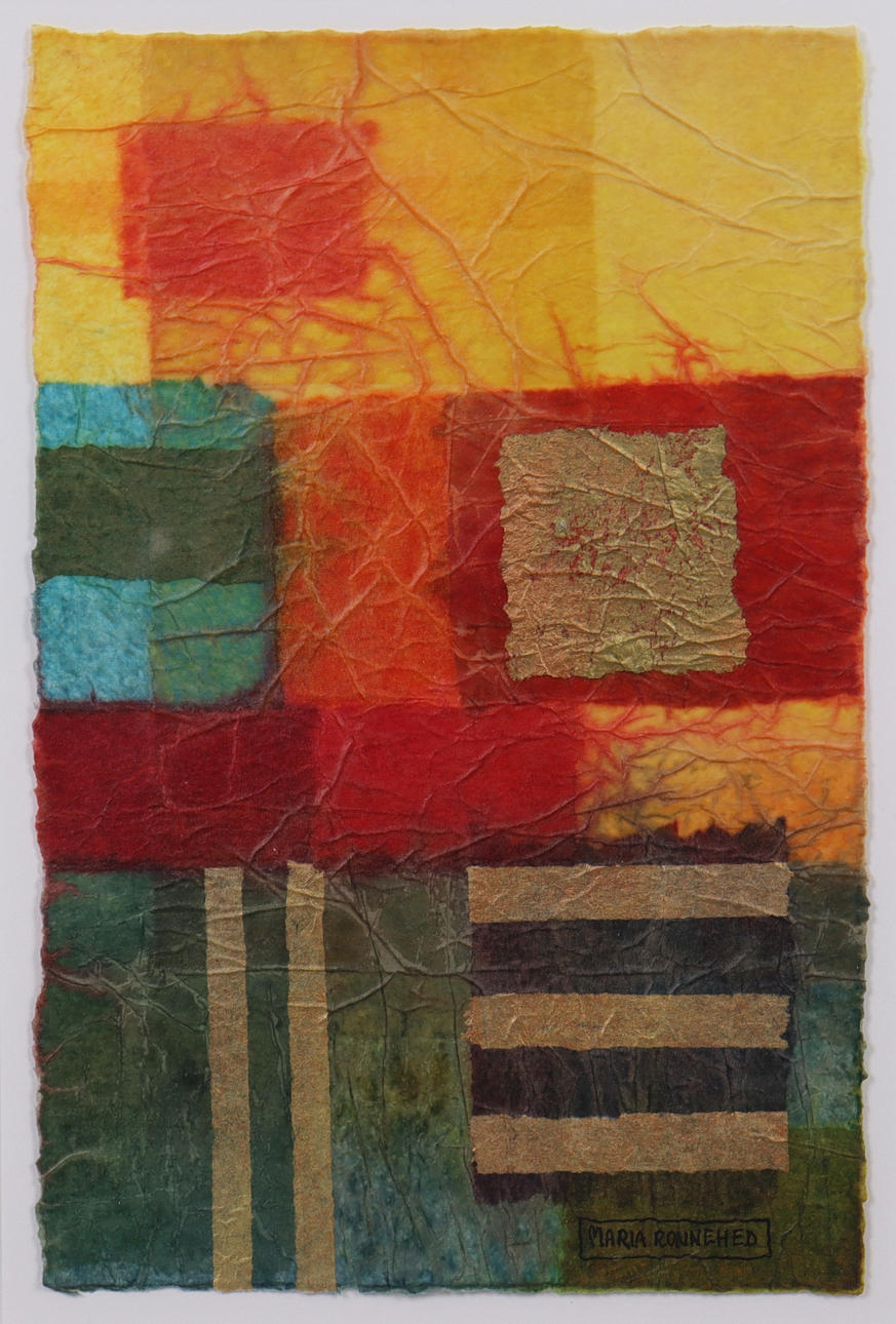 MARIA RONNEHED. mixed media, composition.