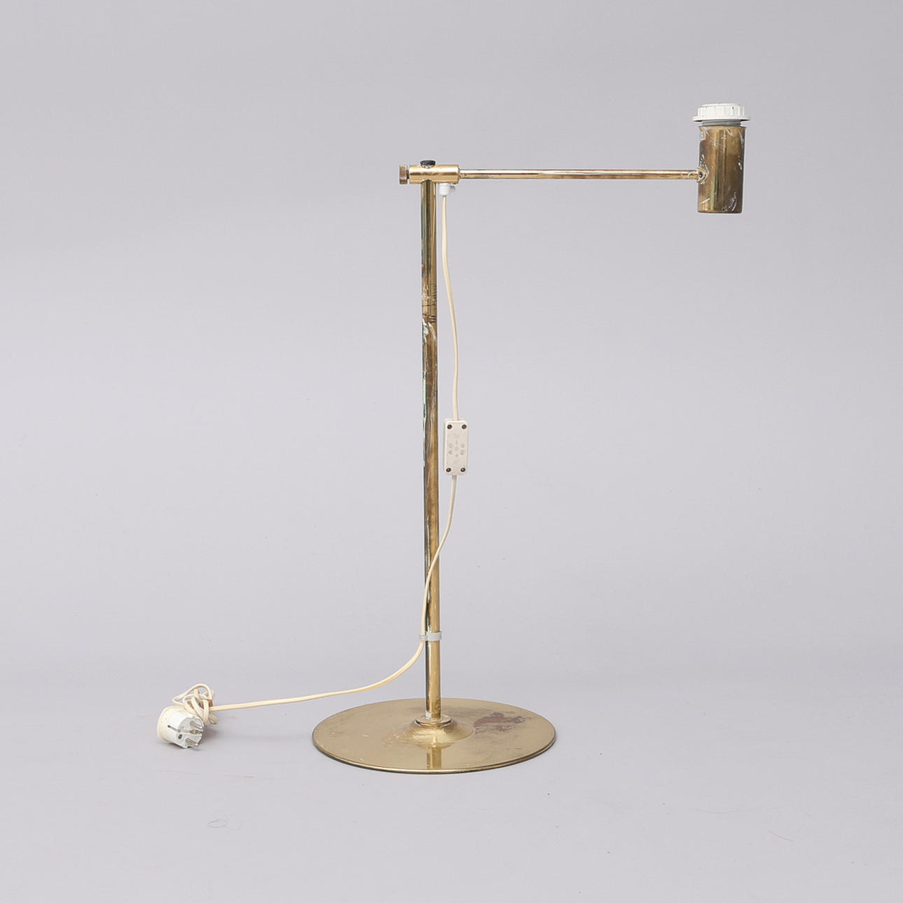 HANS-AGNE JAKOBSSON. TABLE LAMP MODEL B 259, BRASS.