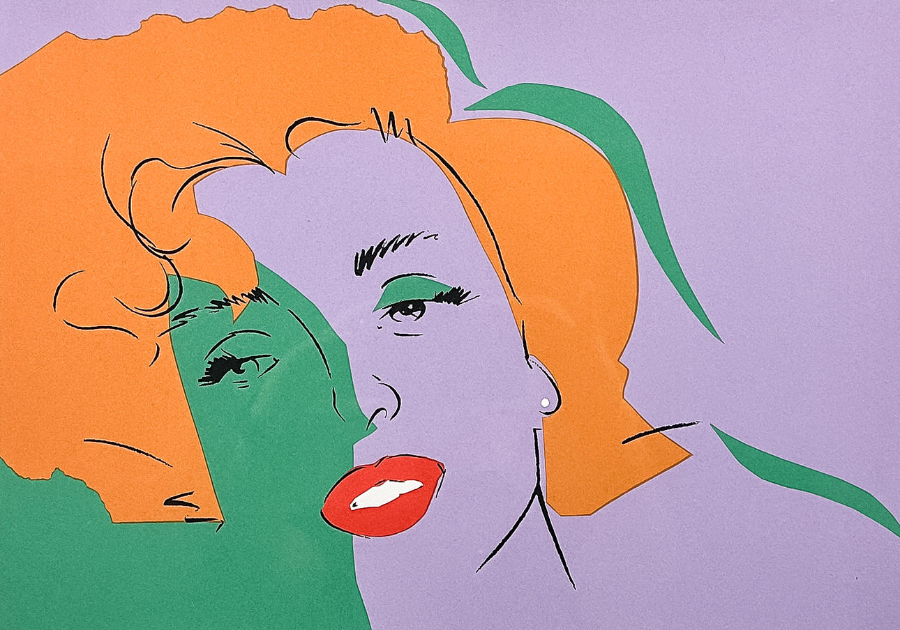 HÅKAN LAGER. LITHOGRAPH IN COLOUR, “Marilyn Monroe”, signed, numbered, dated-88.