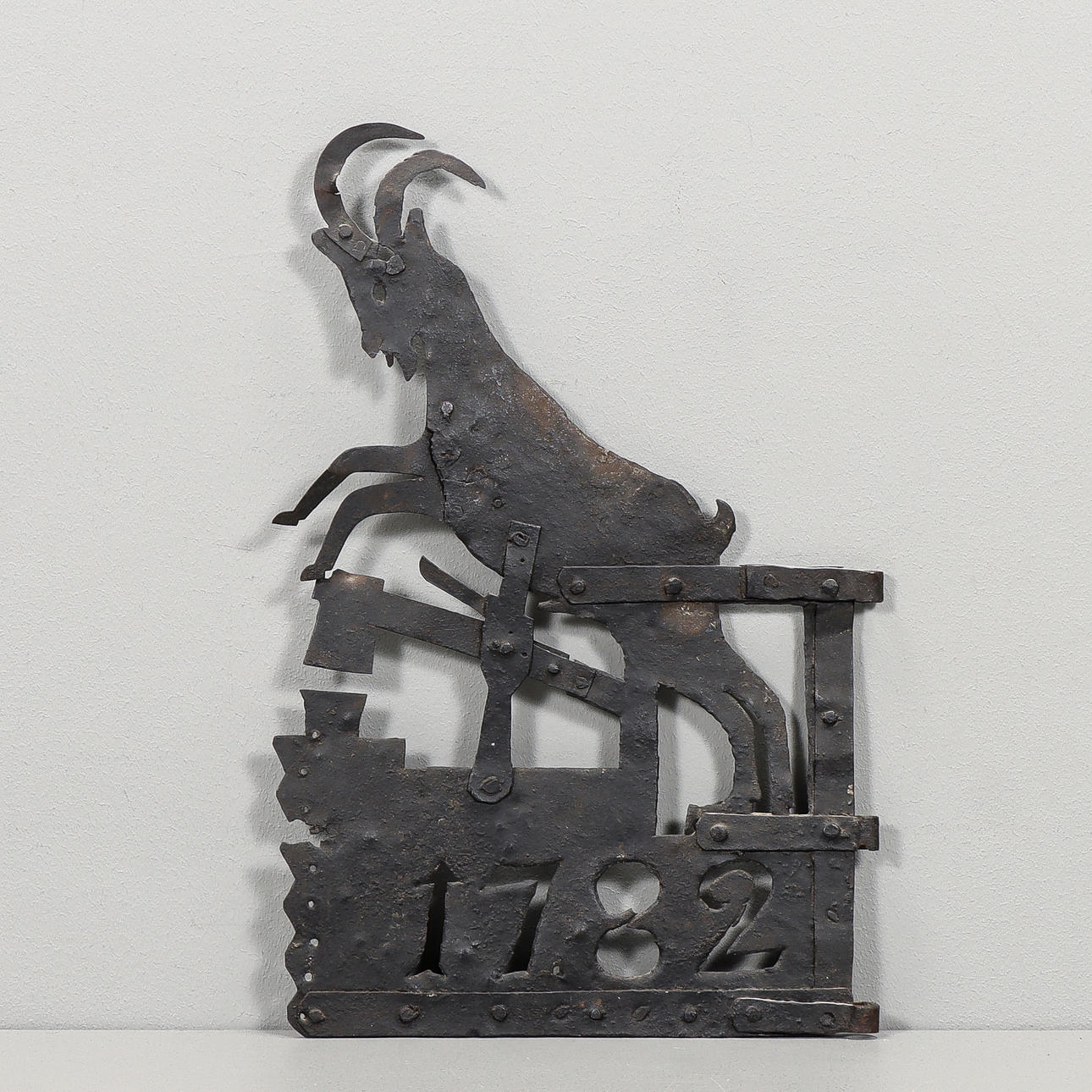 VINDFLÖJEL smide, daterad 1782.