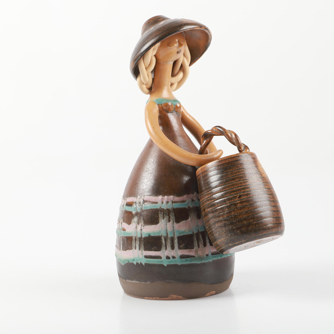 CAY CEDERGREN. Figurine, glazed stoneware, Hven, signed.