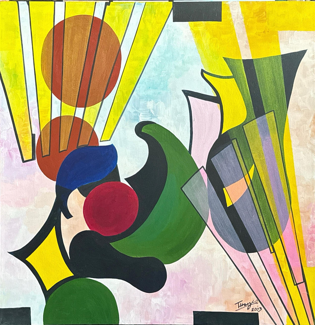 MODERNE AKRYLMALERI.