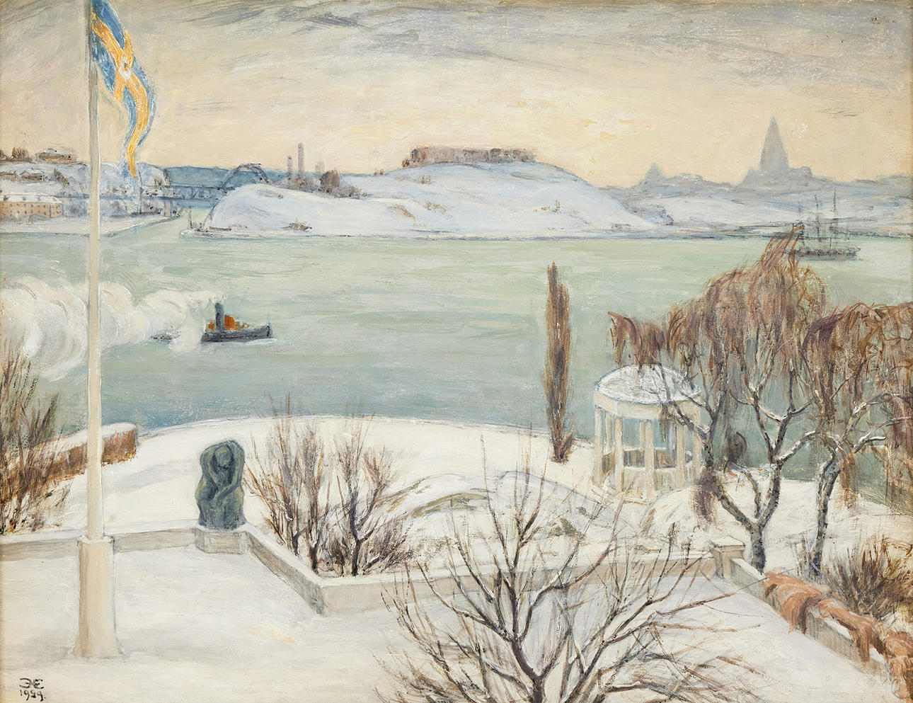 PRINS EUGEN. "Udden i snö".