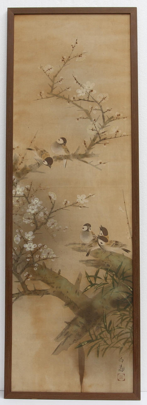 TEXTILMÅLNING, orientalisk, 1900-talets början.