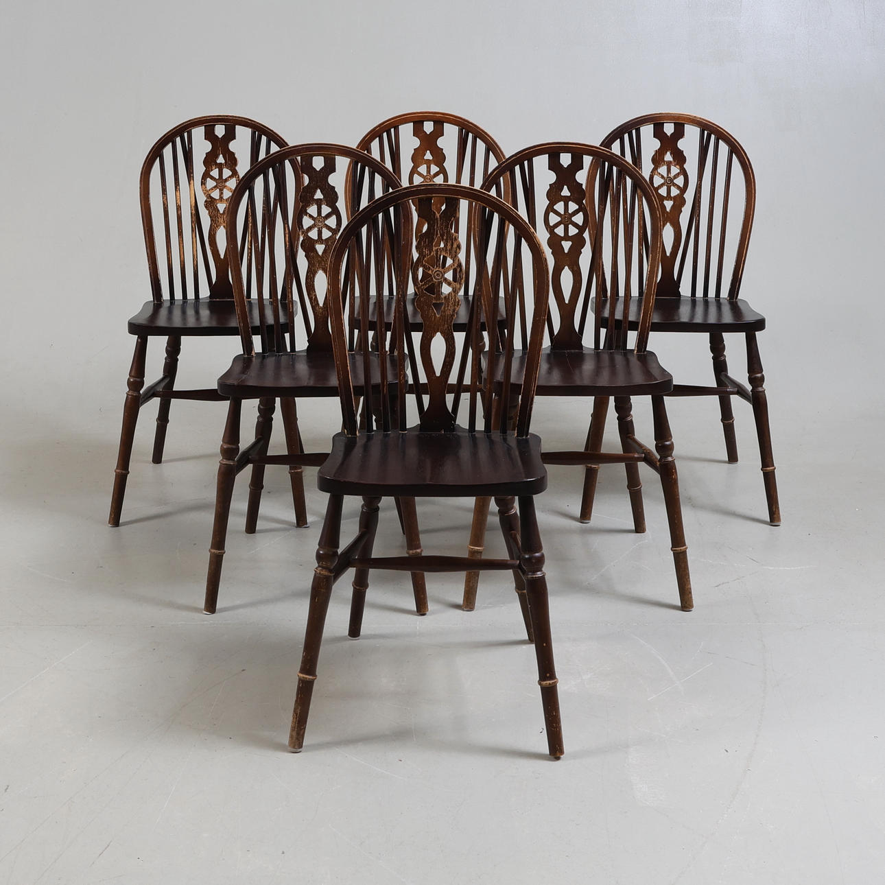 Windsor stole, 6 stk., 19./20. århundrede.