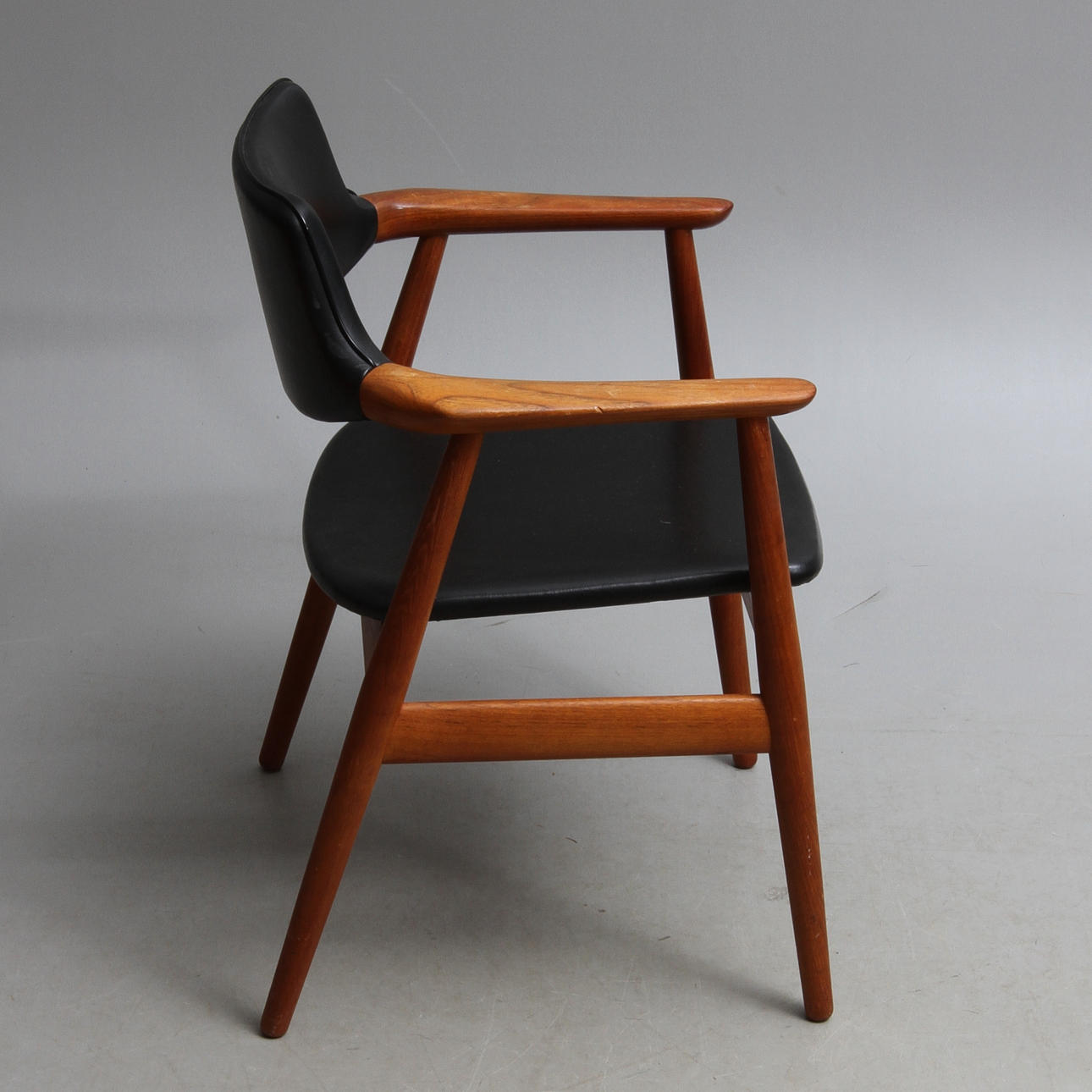 KARMSTOL, teak, 1950/60-tal.