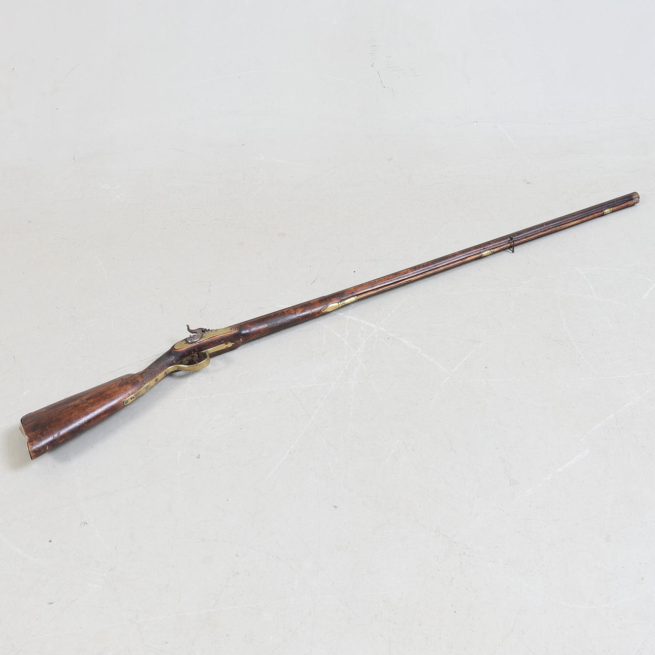 SLATCH RIFLE, cal. 13, brass details, 19th century. Weapons & Militaria ...