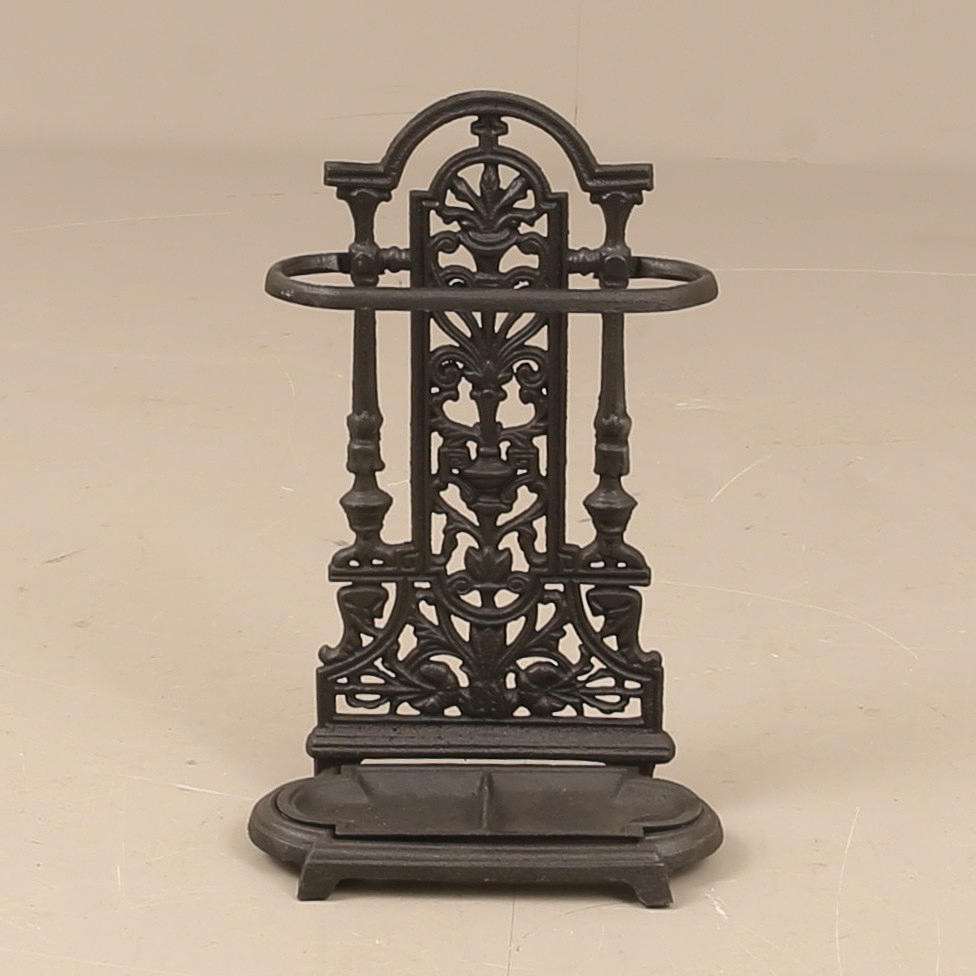 PARAPLYSTÄLL, gjutjärn, samtida.