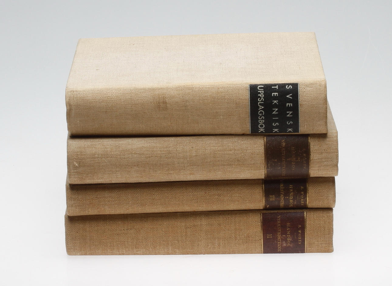 BÖCKER, 4 st, teknik och verkstadsteknik, Sverige.