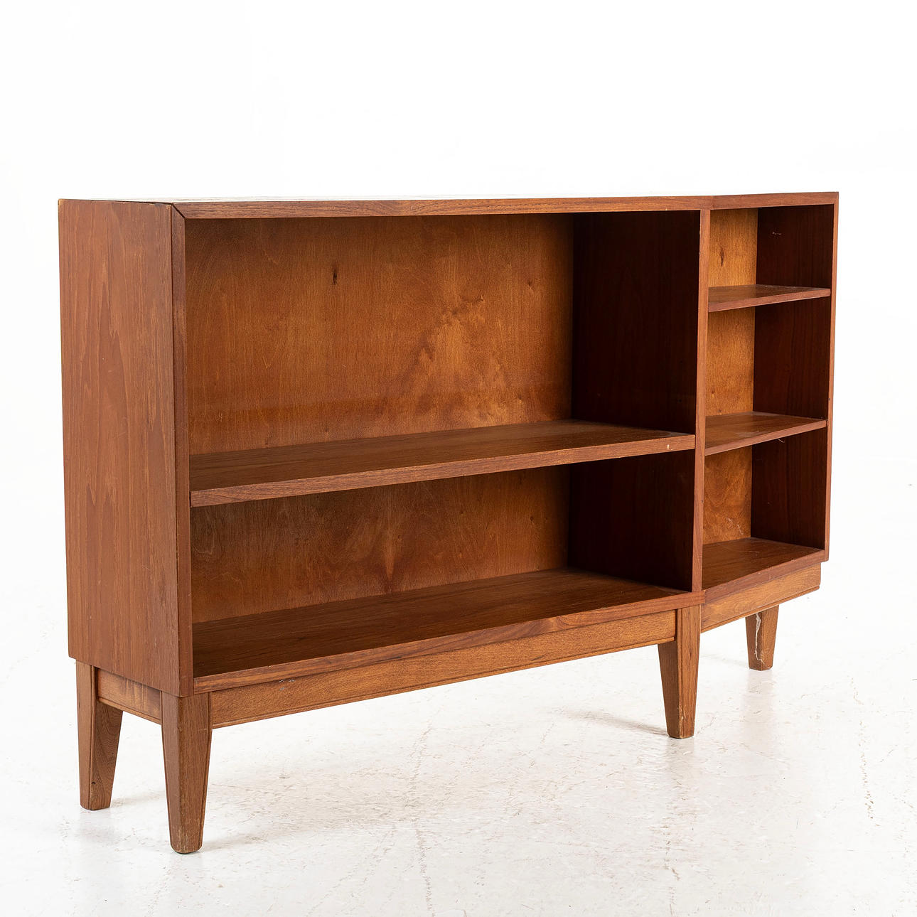 Bookcase, veneered, 1960/70 - tall.
