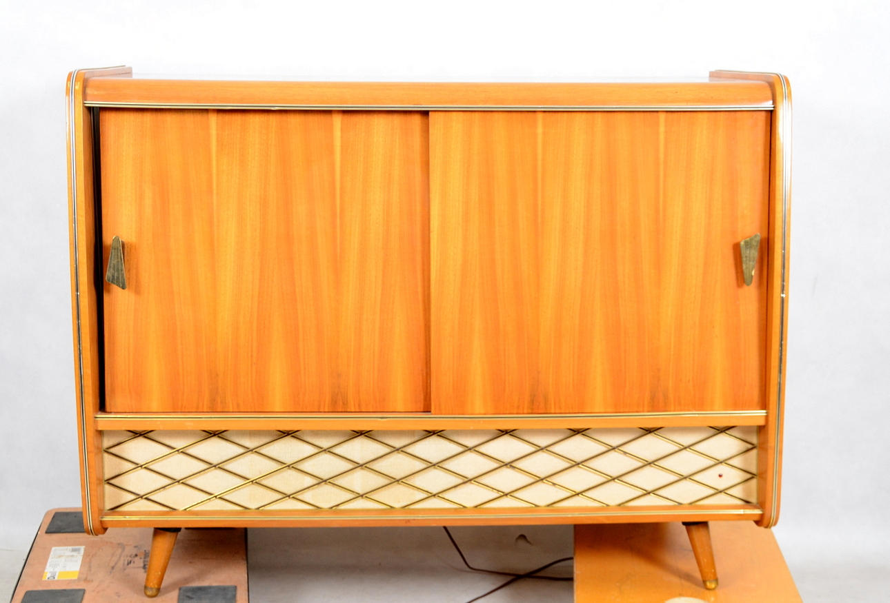 RADIOGRAMMOFON, samt skivspelare, Blaupunkt, 1900-talets mitt.