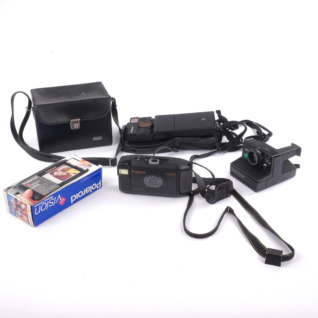 POLAROID CAMERAS, 5 pieces.