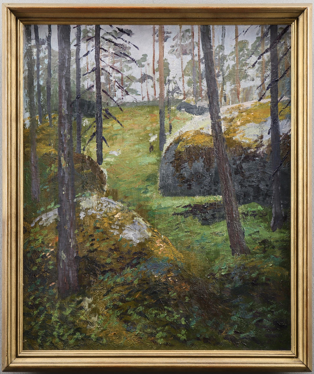 ANSHELM RUNO NILSSON oil on canvas, signed.