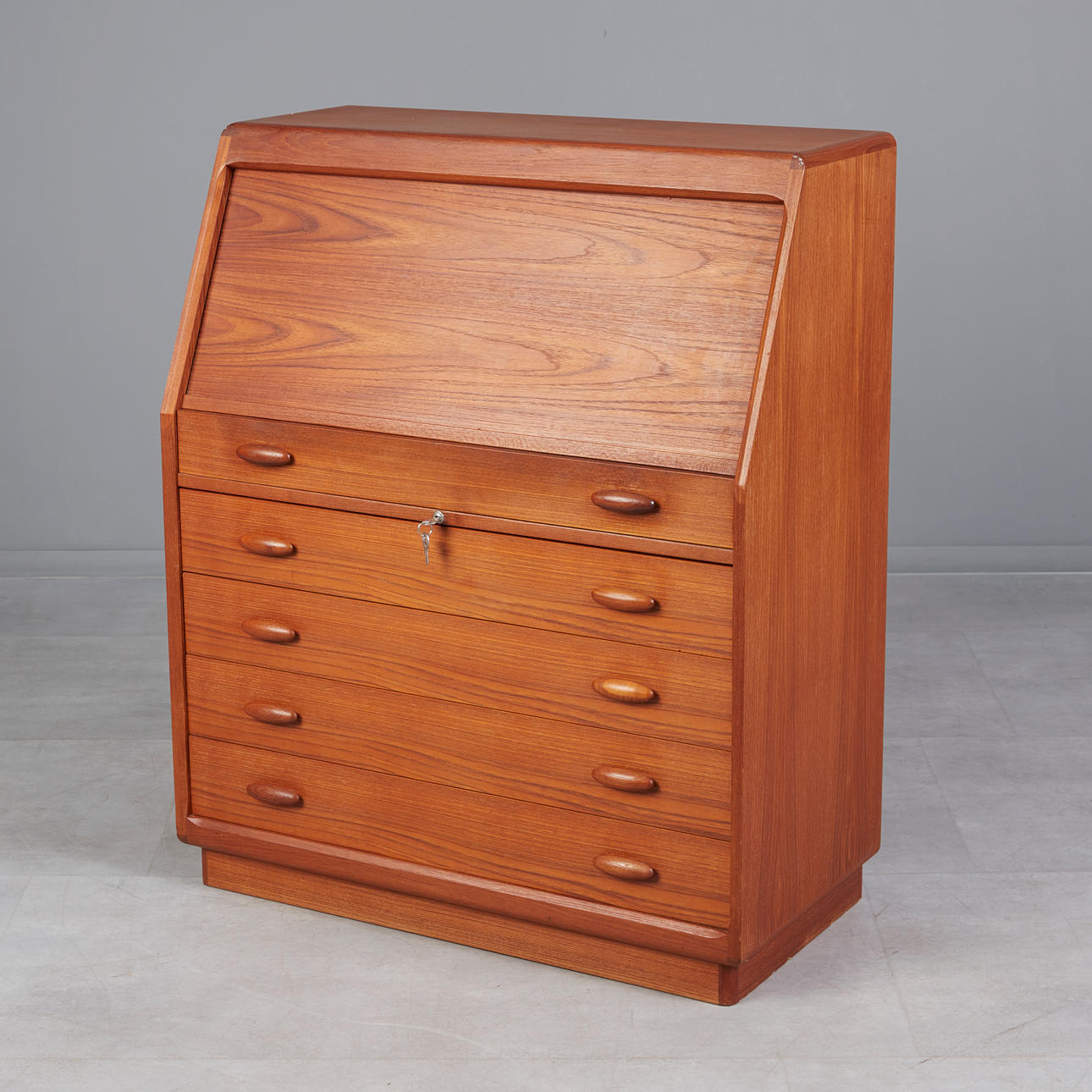 Dyrlund Sihteeri, Teak, Midcentury, Tanska (2).