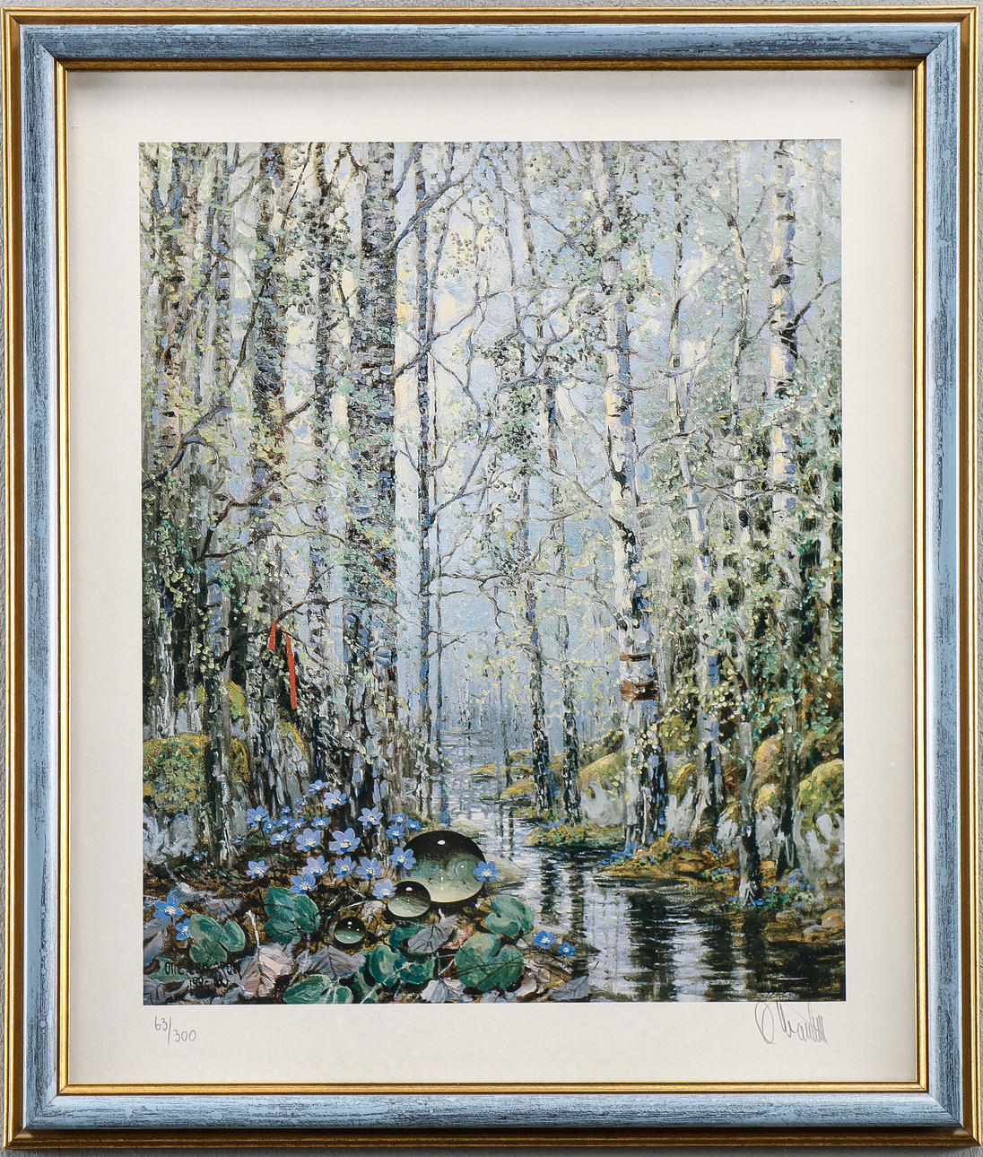 OLLE ERIKSSON lithograph 63/300, signed.