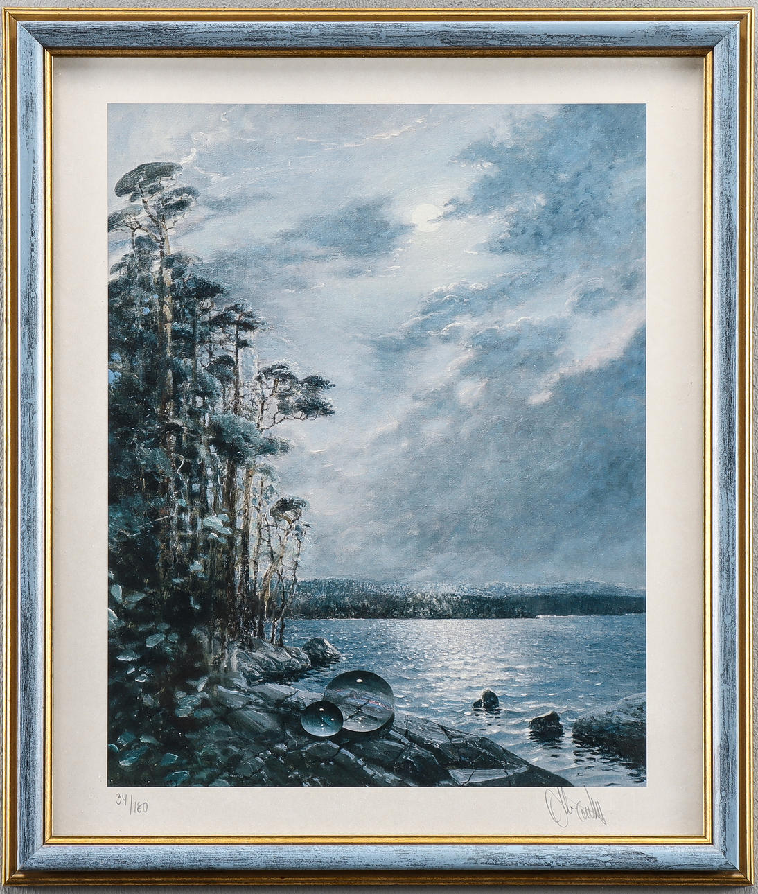 OLLE ERIKSSON lithograph 34/180, signed.