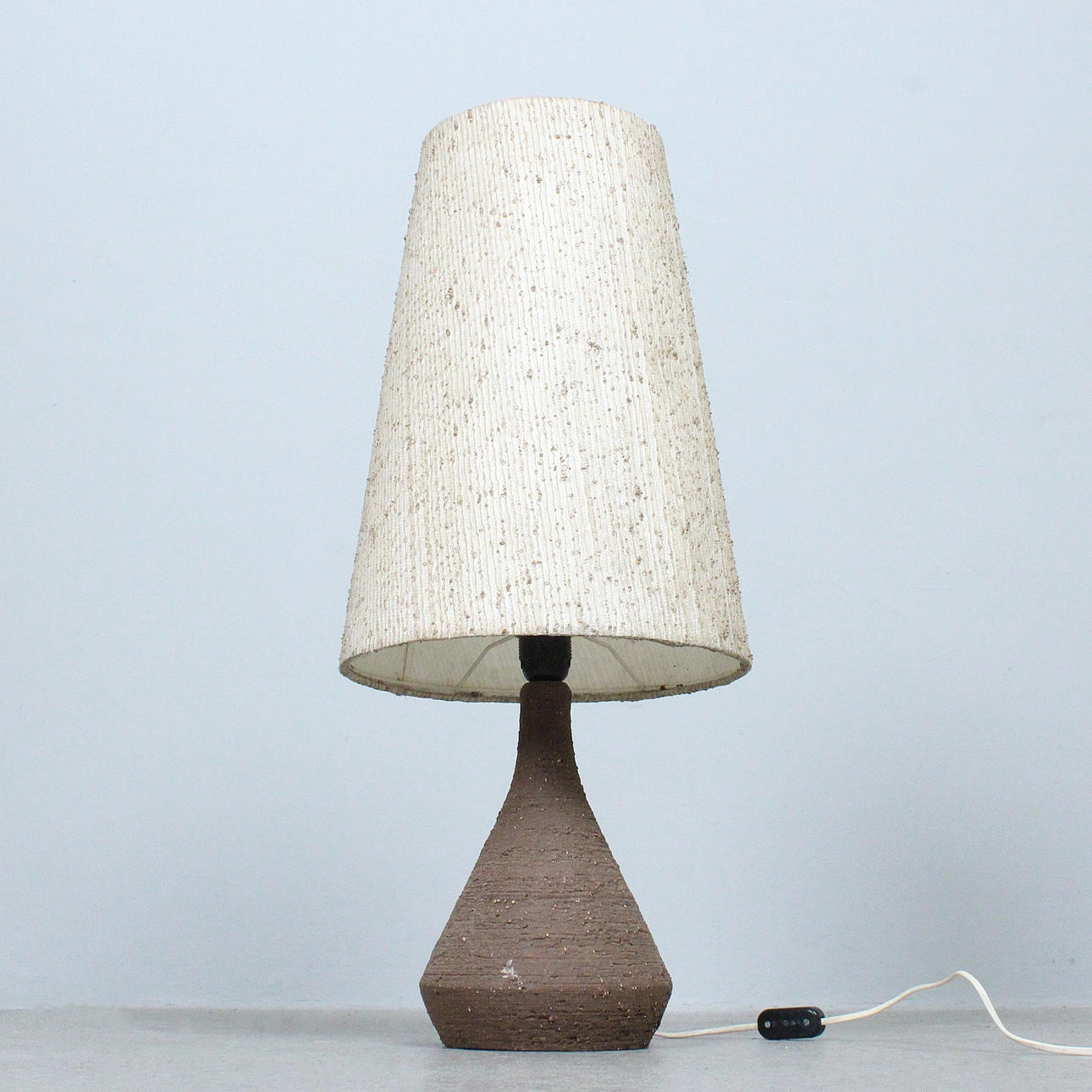 KRÖSSELBACH. ceramic table lamp, 1960s.