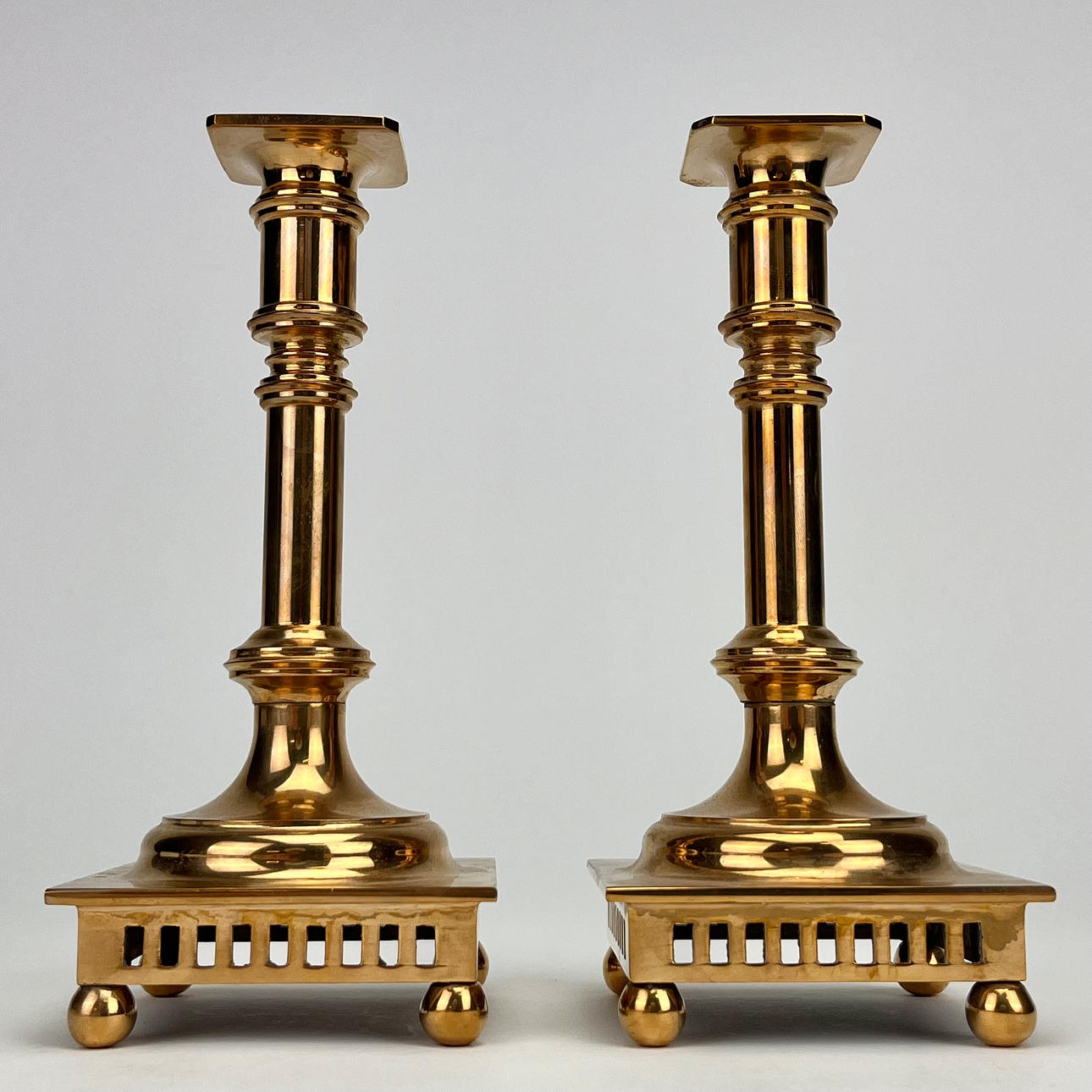 A pair of ore candlesticks, Ekebergs 1991.
